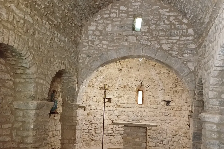 Interior de l'església de Sant Pere de la Vall | © Museu de la Mediterrània Interior de l'església de Sant Pere de la Vall | © Museu de la Mediterrània