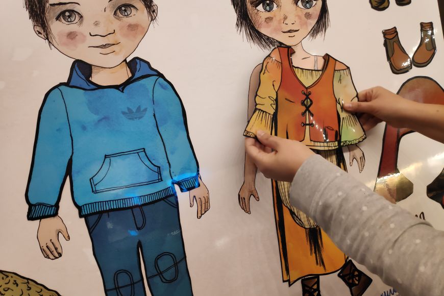 Un matí amb la Caterina i en Genís | © Museu de la Mediterrània Un matí amb la Caterina i en Genís | © Museu de la Mediterrània