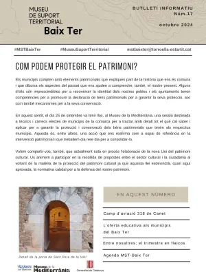 Portada butlletí MST núm.17 | © Museu de Suport Territorial Baix Ter Portada butlletí MST núm.17 | © Museu de Suport Territorial Baix Ter