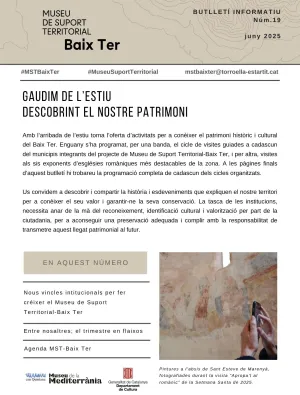 Butlletí núm.19 MST-Baix Ter | © Museu de la Mediterrània Butlletí núm.19 MST-Baix Ter | © Museu de la Mediterrània