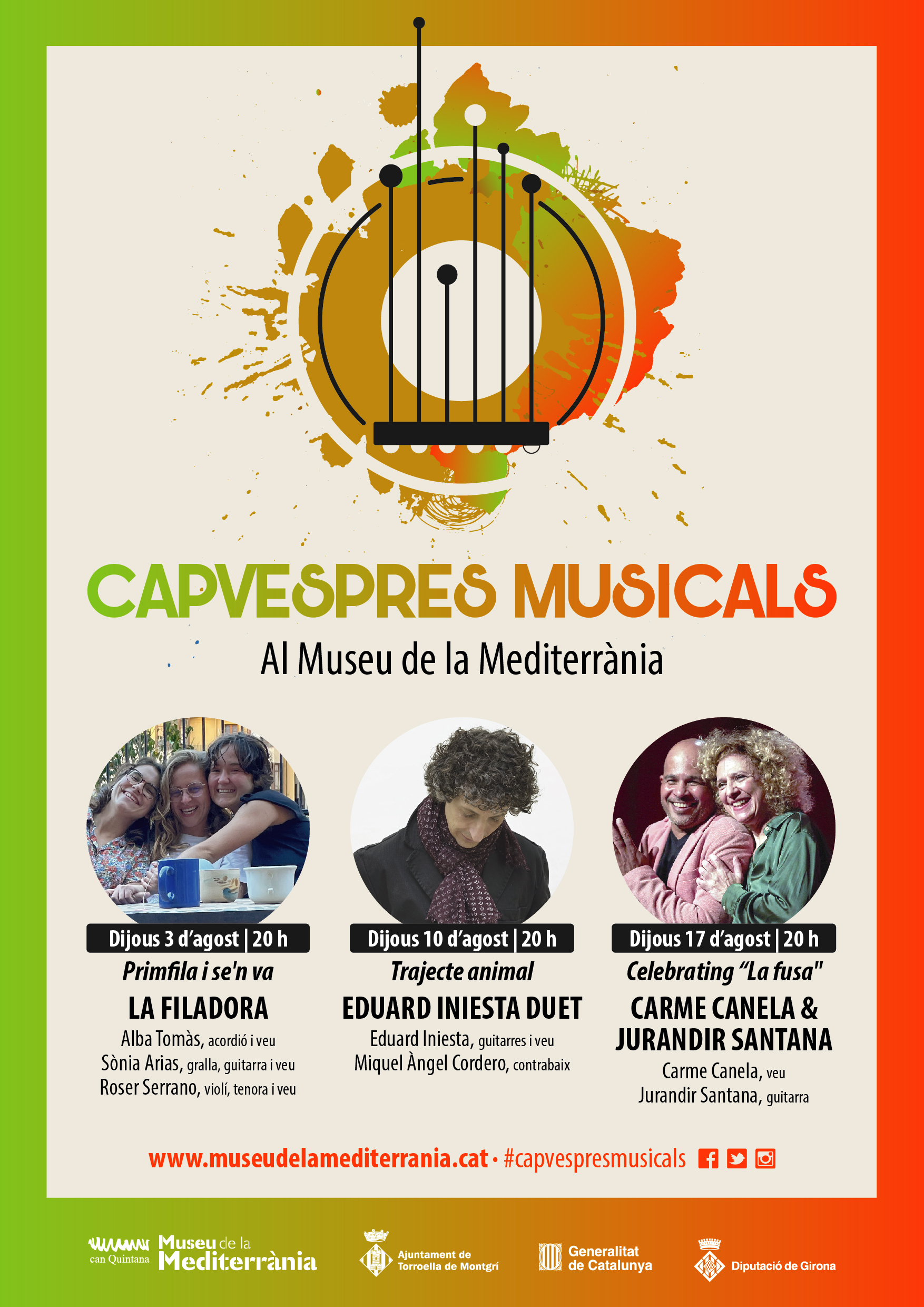 Capvespres musicals 2023 - cartell