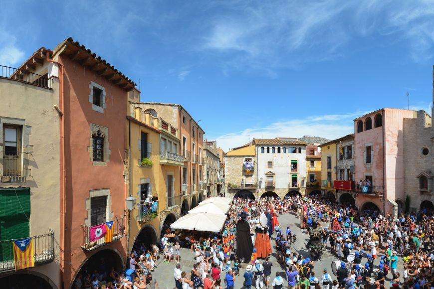 Panoràmica Plaça Sant Genís | © Fidel Torrent