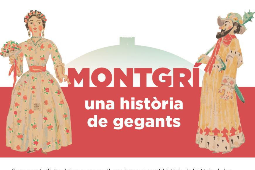 Montgrí. Una història de gegants. Postal Montgrí. Una història de gegants. Postal