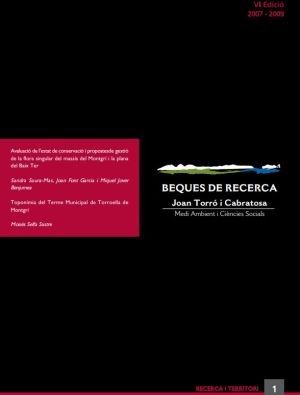 Recerca i Territori núm.1 Recerca i Territori núm.1